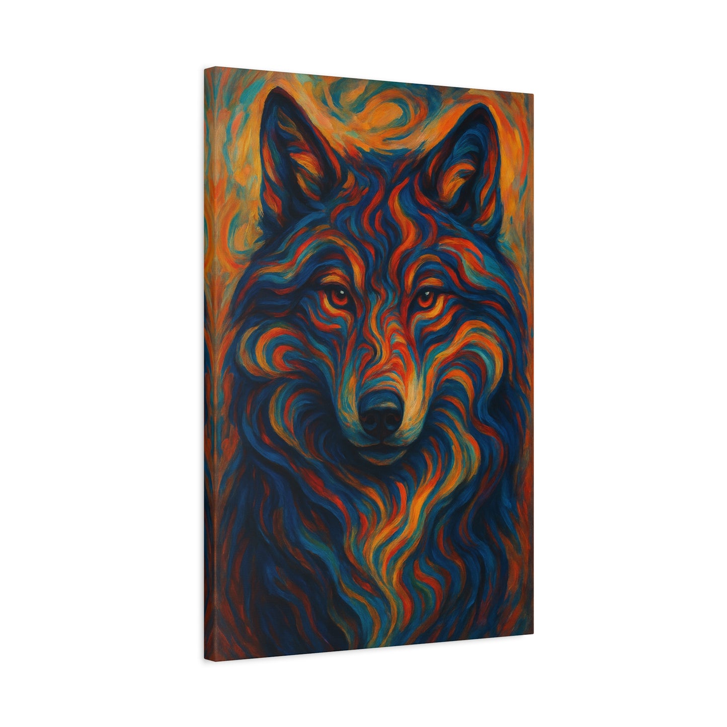 Blazefur Wolf | Nature Wolf Canvas Wall Art