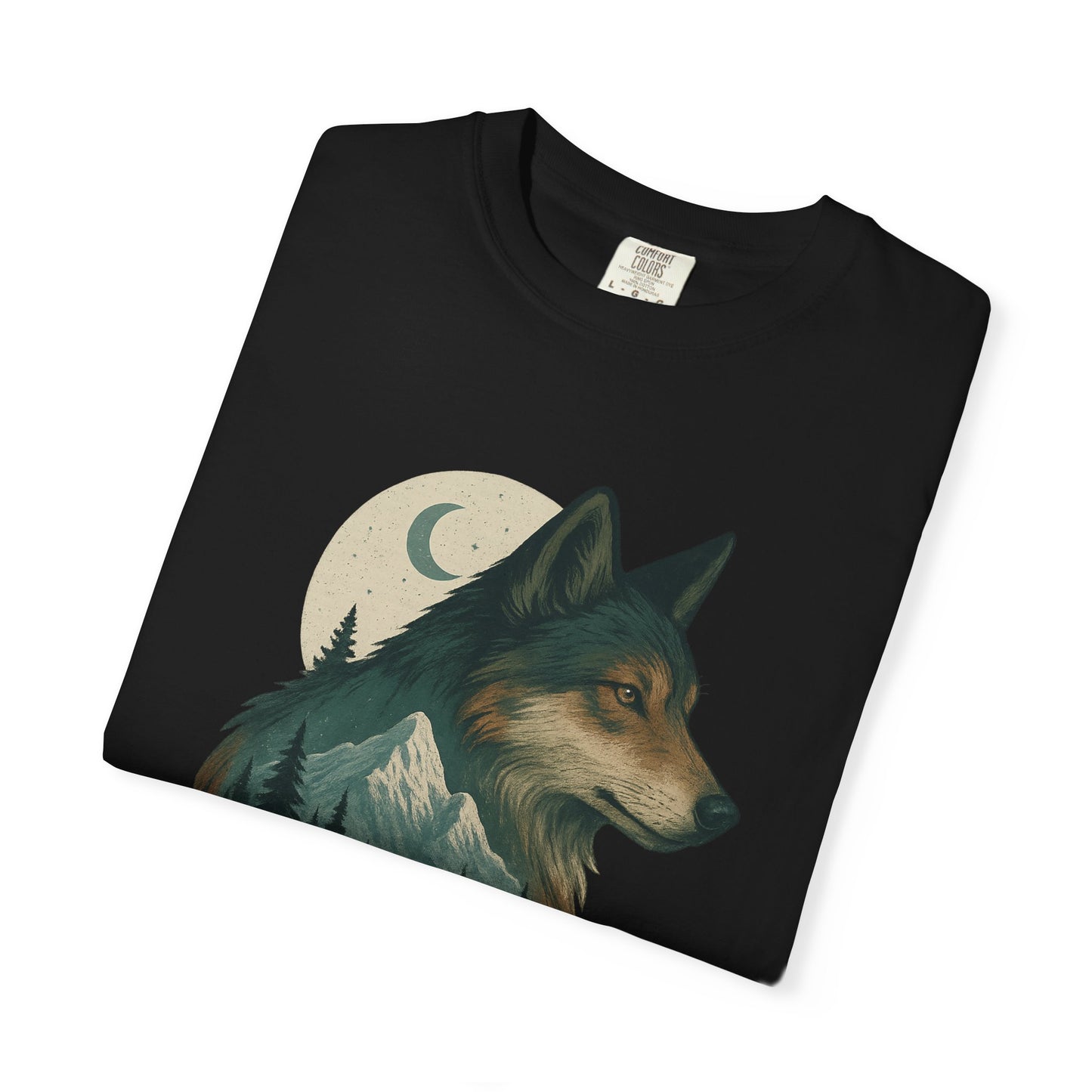 Midnight Range Wolf | Graphic Wolf Shirt