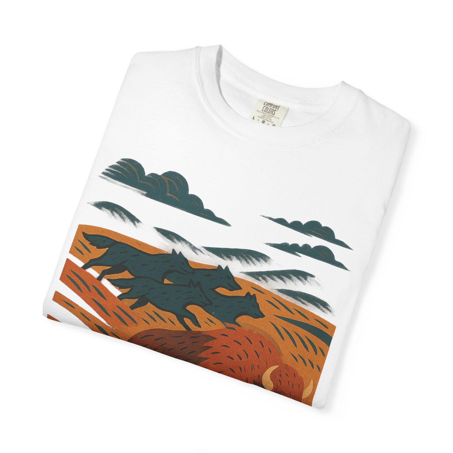 Flow of the Wolf Pack | Graphic Wolf Shirt
