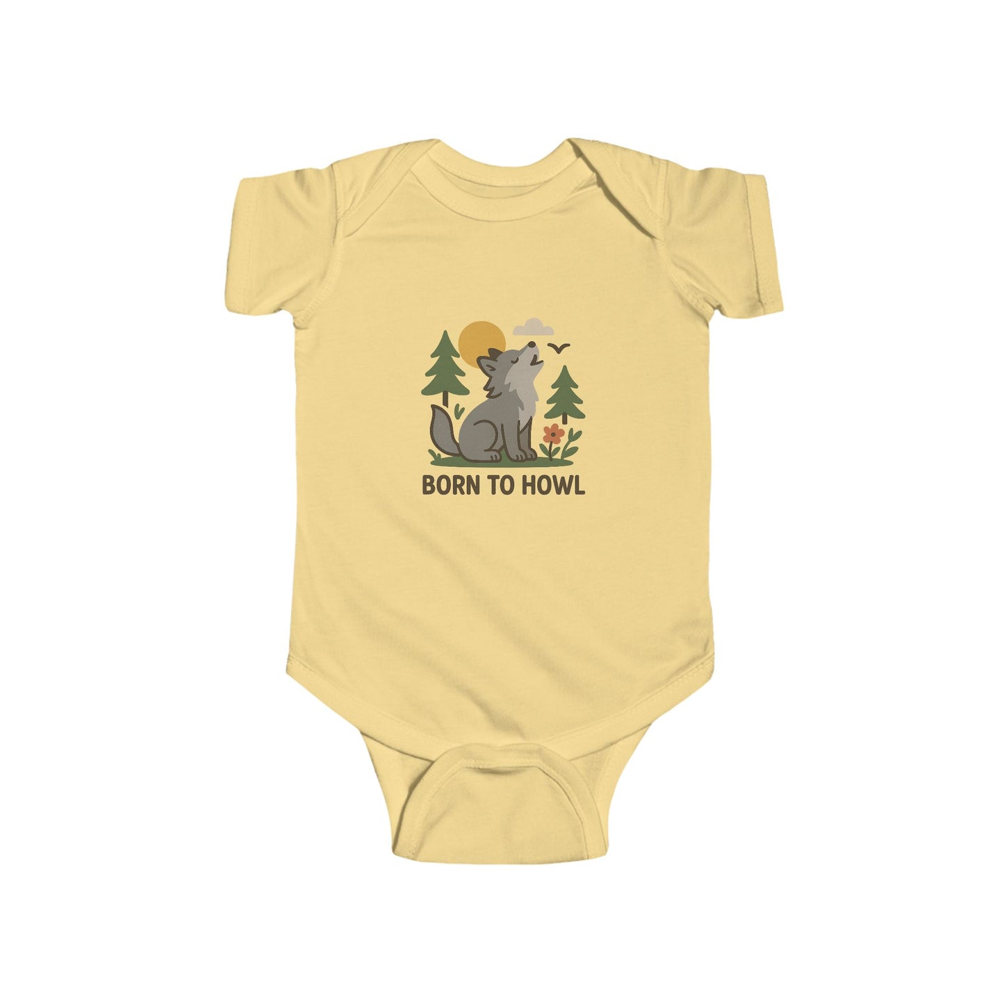 "Born to Howl" | Baby Bodysuit