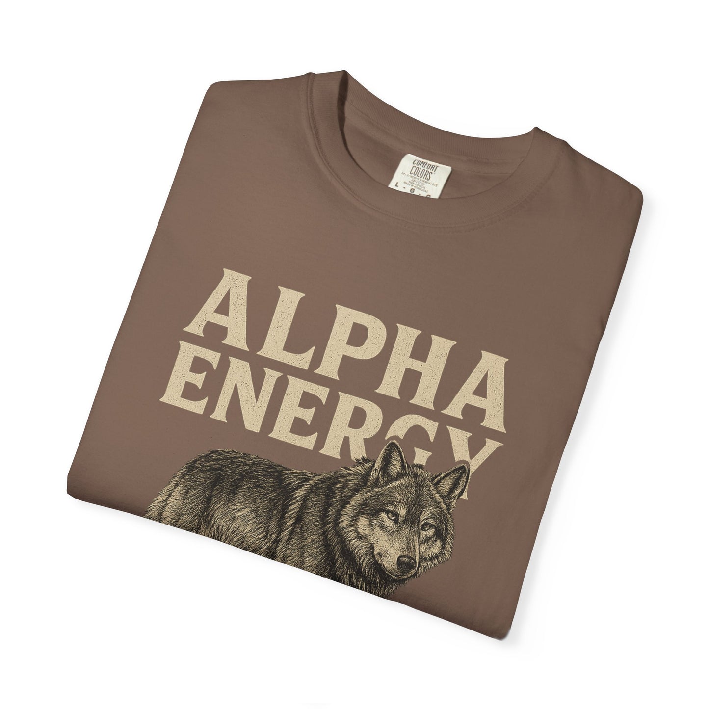 Alpha Energy Wolf | Graphic Wolf Shirt