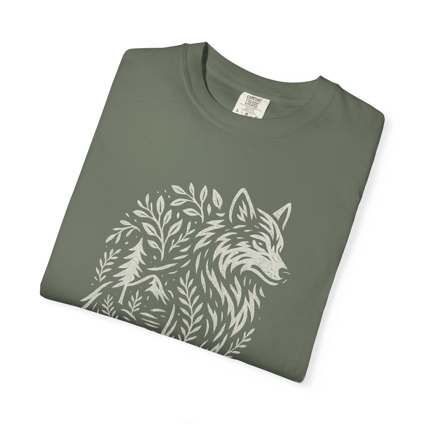 Rooted in Stillness | Graphic Wolf Shirt