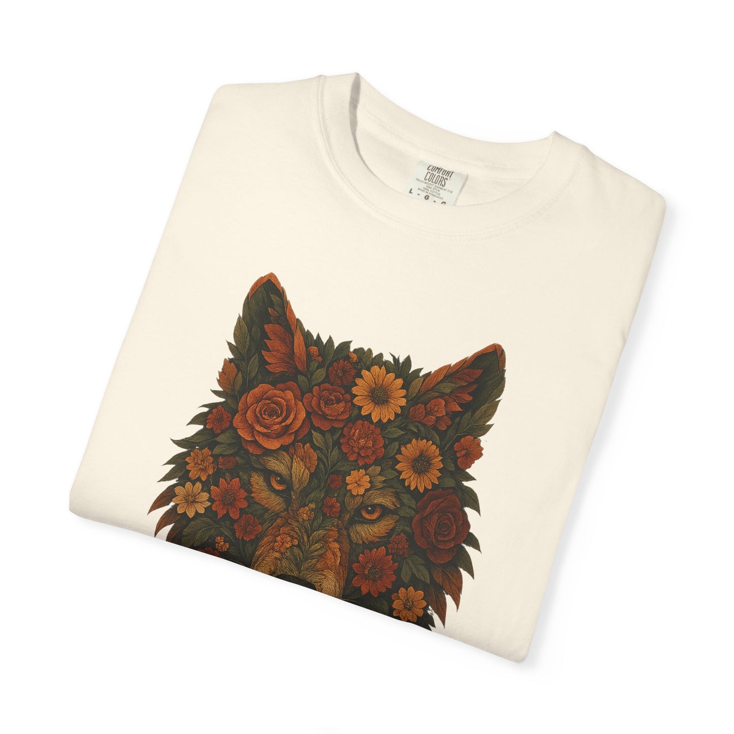 Emberbloom Wolf | Graphic Wolf Shirt