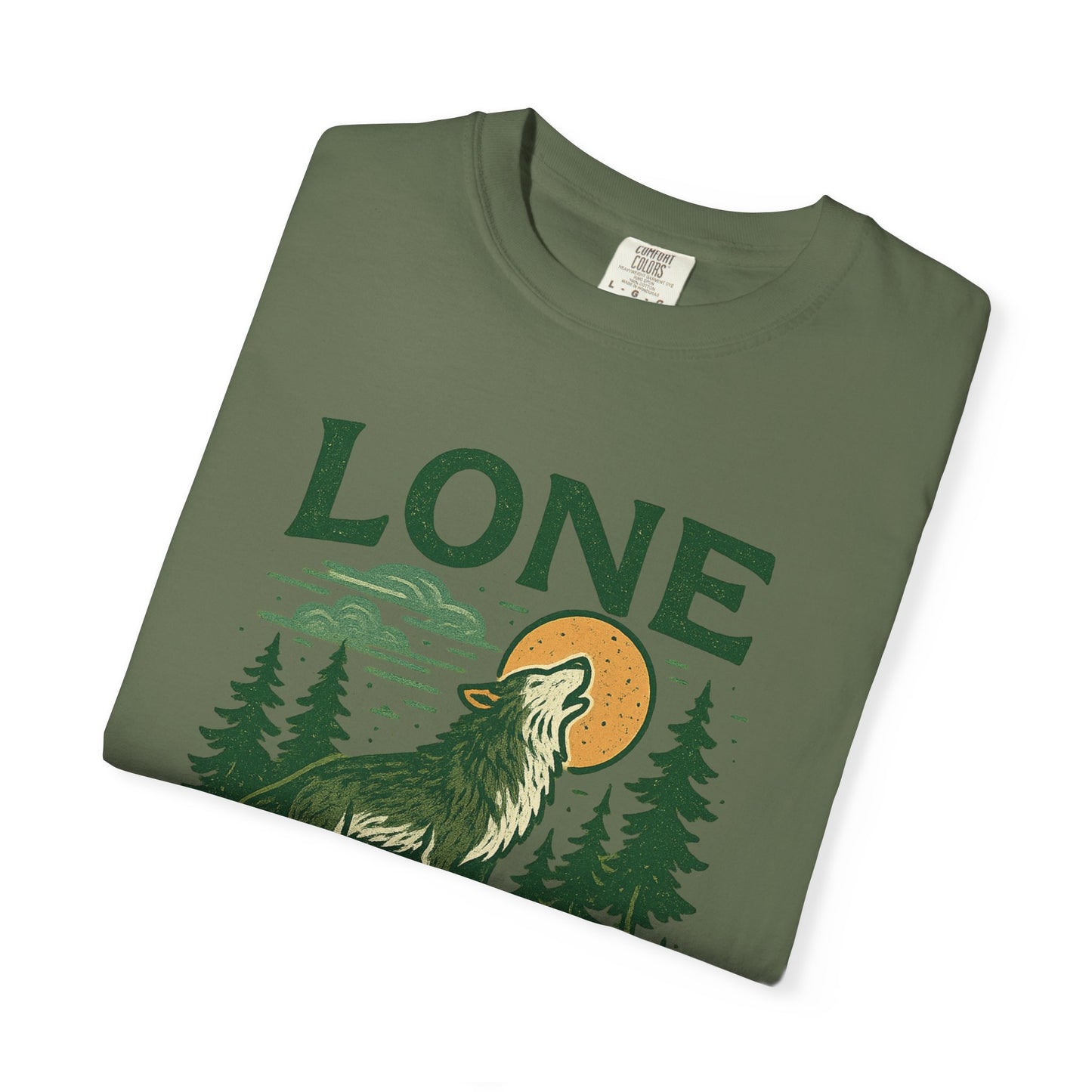 Lone But Not Lost | Graphic Wolf Shirt