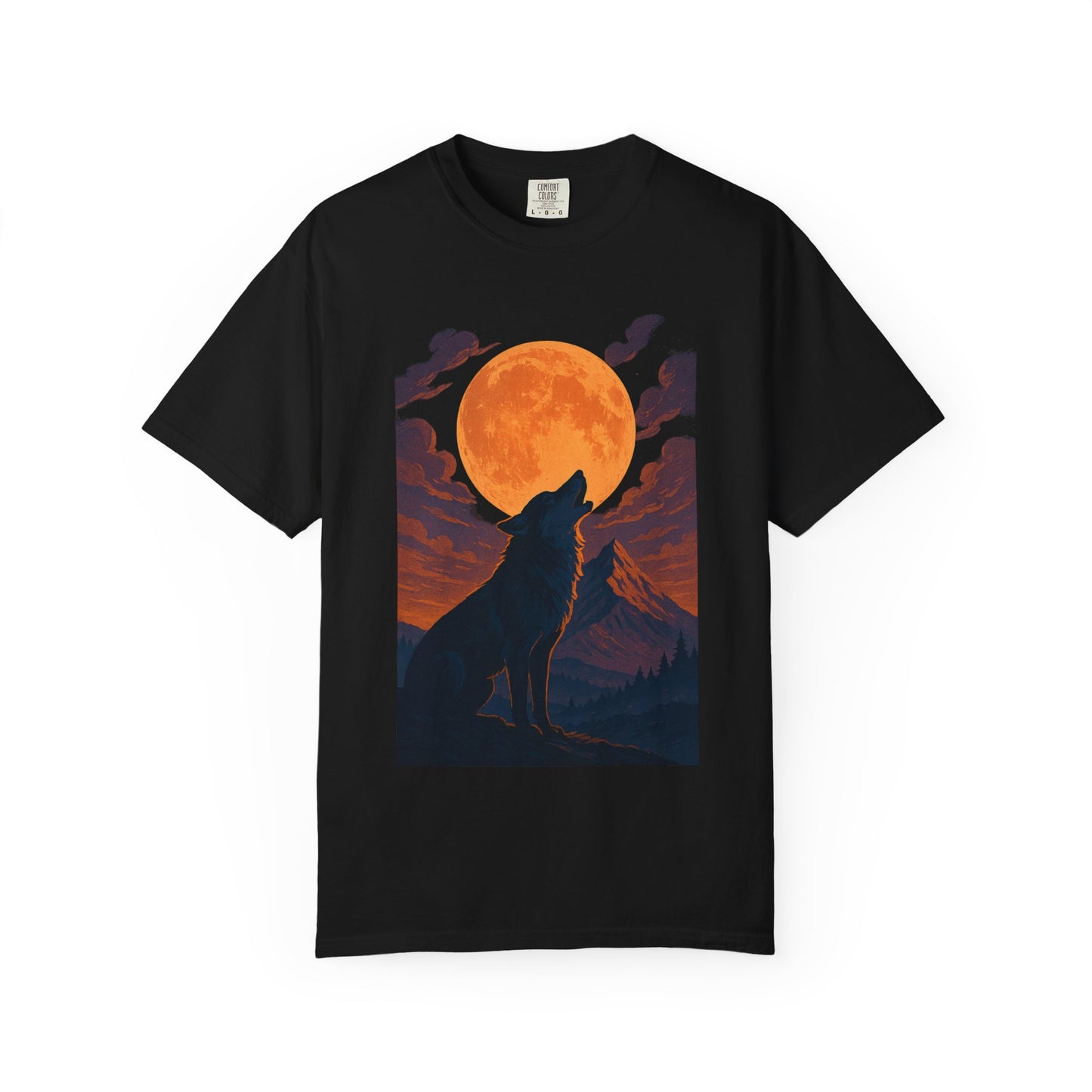 Duskhowl Moon Wolf | Graphic Wolf Shirt