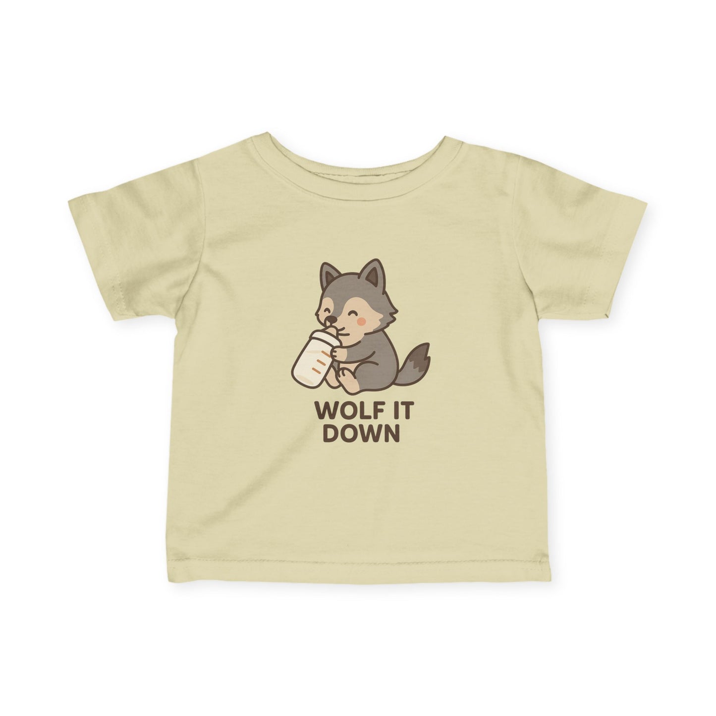 "Wolf It Down" | Baby Wolf Shirt