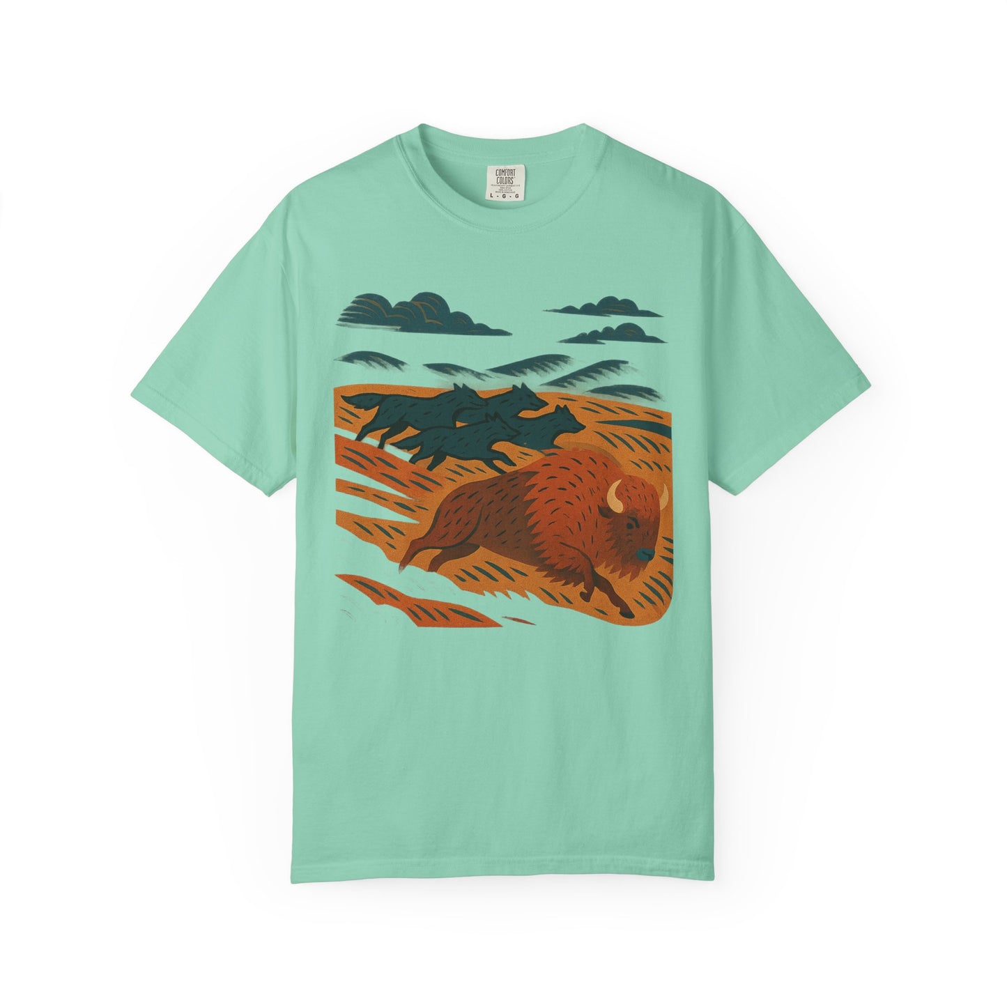 Flow of the Wolf Pack | Graphic Wolf Shirt