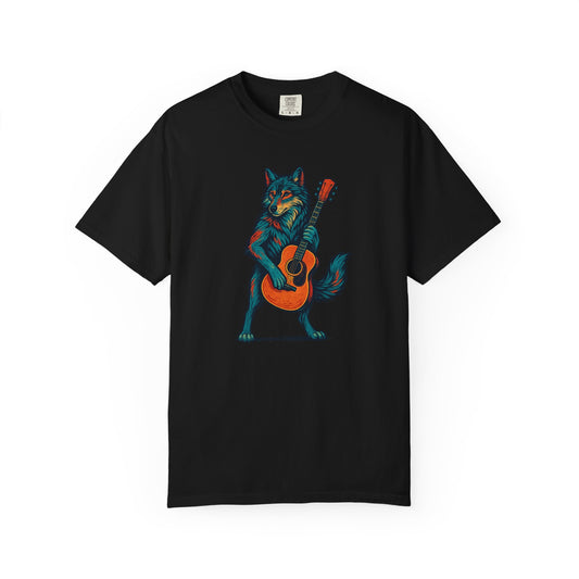 Acoustic Howl Wolf | Graphic Wolf Shirt