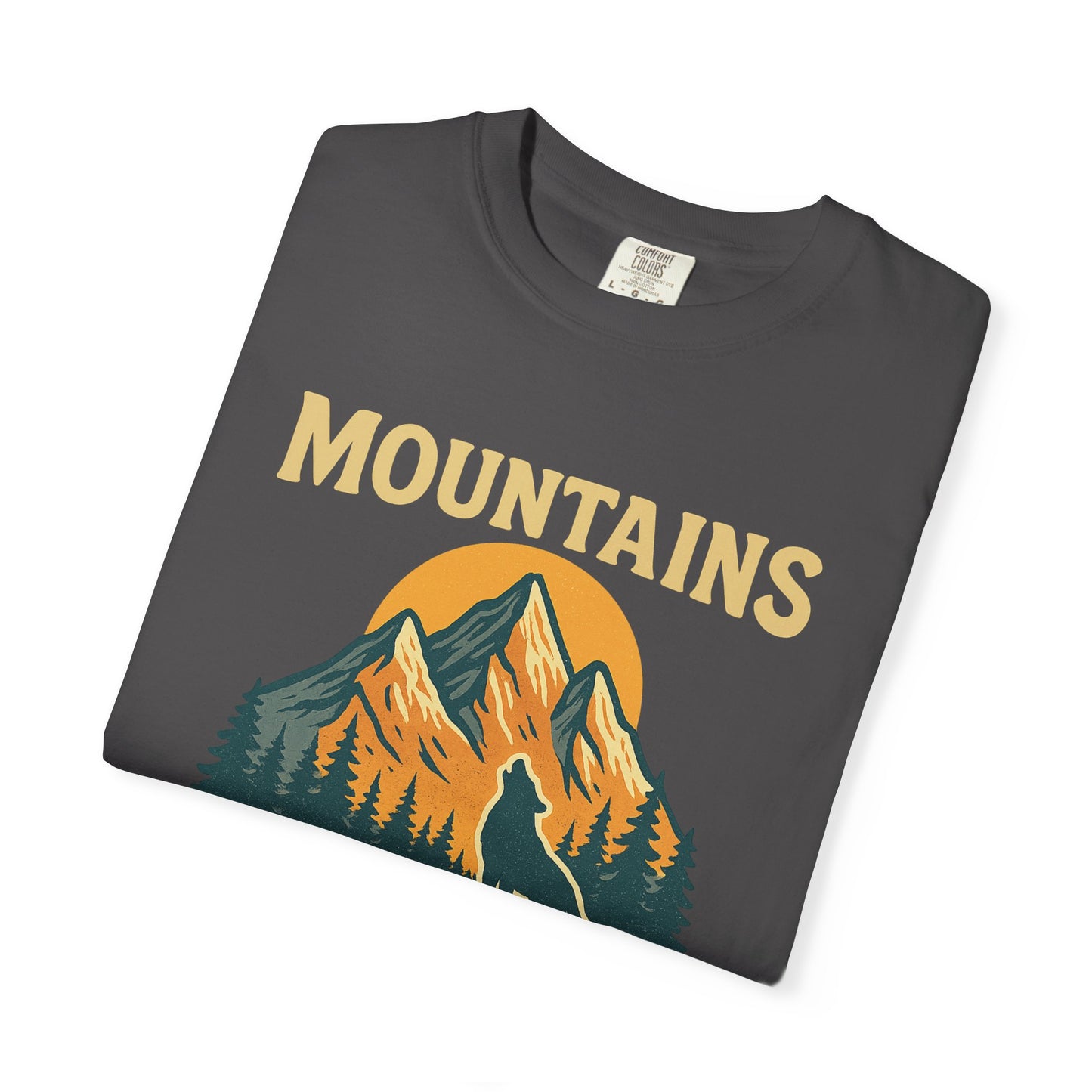 Mountains Know My Name - Howling Wolf | Graphic Wolf Shirt