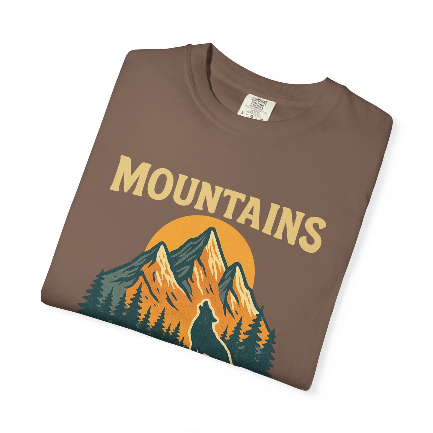 Mountains Know My Name - Howling Wolf | Graphic Wolf Shirt