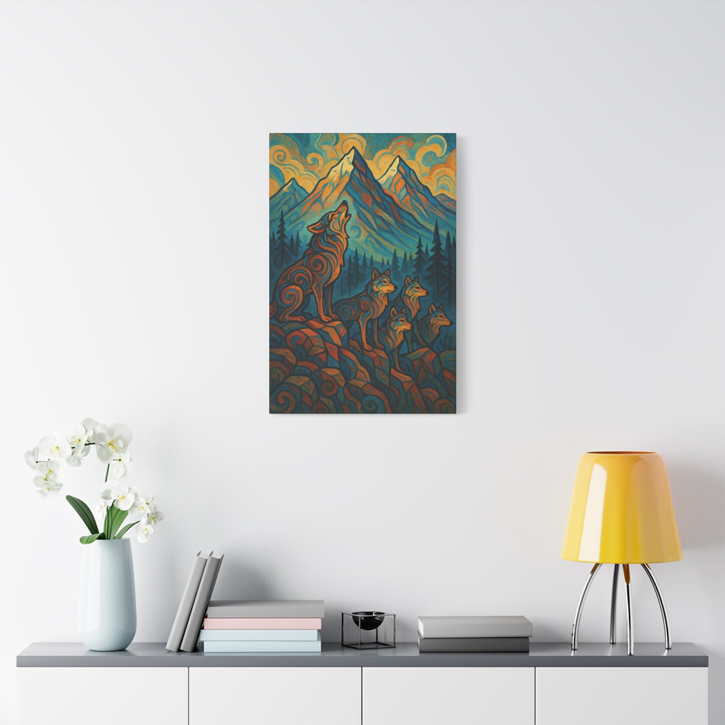Summon the Pack | Nature Wolf Canvas Wall Art