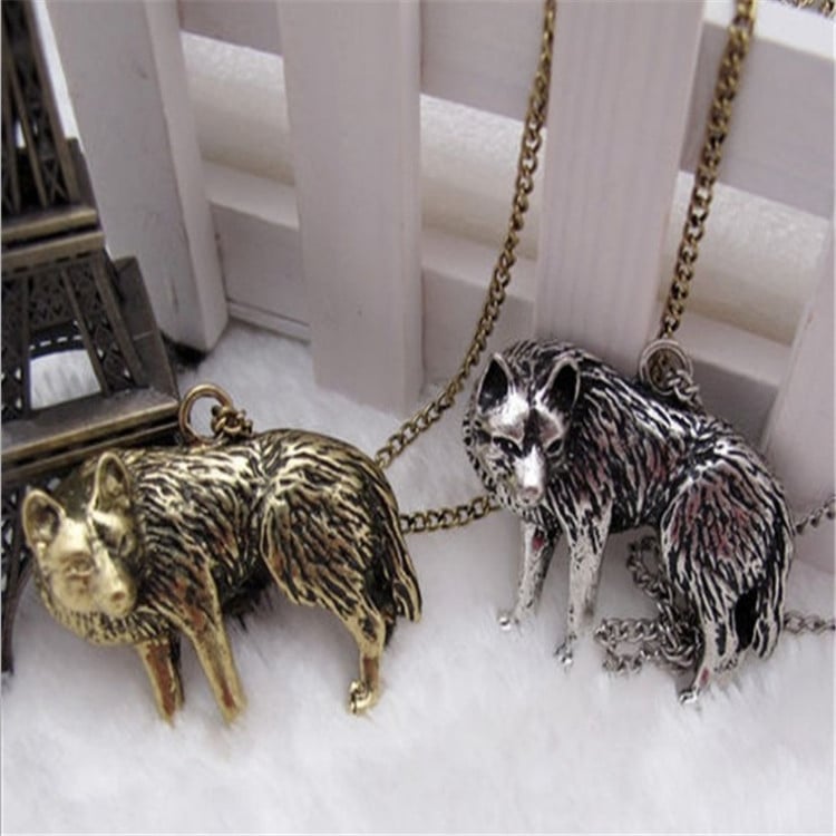 Stillwolf | Antique Wolf Pendant Necklace