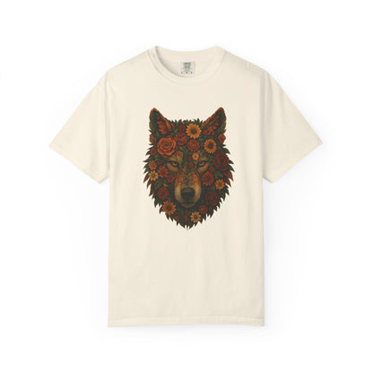 Emberbloom Wolf | Graphic Wolf Shirt