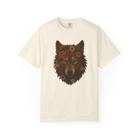 Emberbloom Wolf | Graphic Wolf Shirt