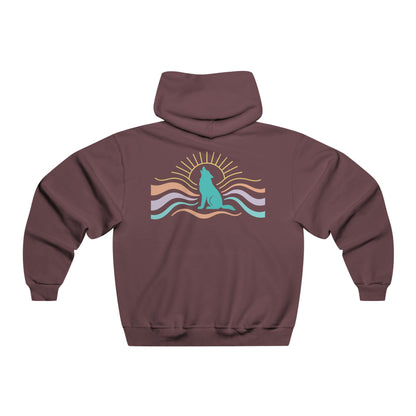 Wildflower Wolf | Hooded Sweatshirt – Front & Back Design