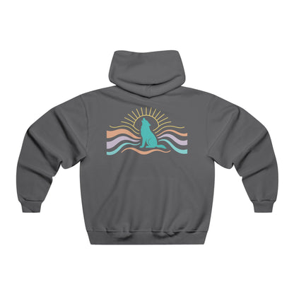 Wildflower Wolf | Hooded Sweatshirt – Front & Back Design