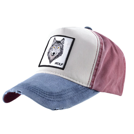 Grey Wolf Cap | Embroidered Baseball Hat