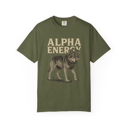 Alpha Energy Wolf | Graphic Wolf Shirt