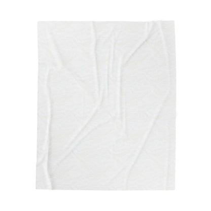Wildflower Wolf | Velveteen Plush Blanket