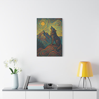 Suncry Wolf | Nature Wolf Canvas Wall Art