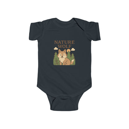Little "Nature Wolf" | Baby Bodysuit