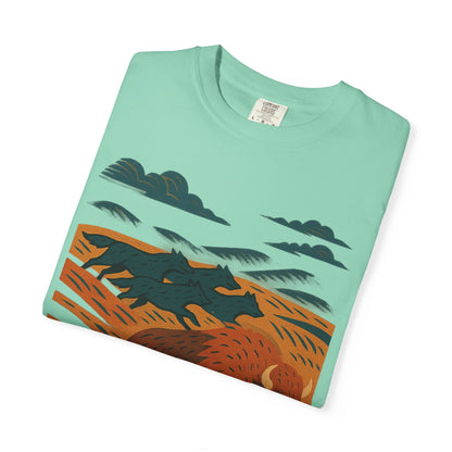 Flow of the Wolf Pack | Graphic Wolf Shirt