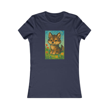Little Wildflower Wolf | Women’s Graphic Tee