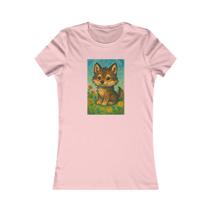 Little Wildflower Wolf | Women’s Graphic Tee