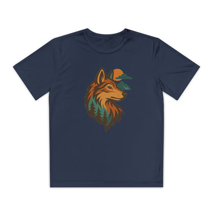 Sundrift Wolf | Youth Graphic Wolf Shirt