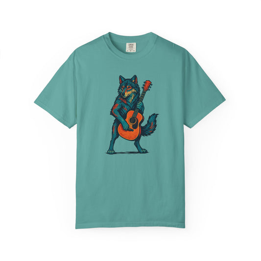 Acoustic Howl Wolf | Graphic Wolf Shirt
