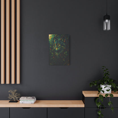 Evergaze Wolf | Nature Wolf Canvas Wall Art