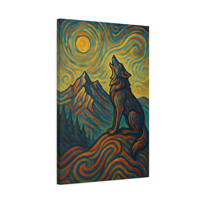 Suncry Wolf | Nature Wolf Canvas Wall Art