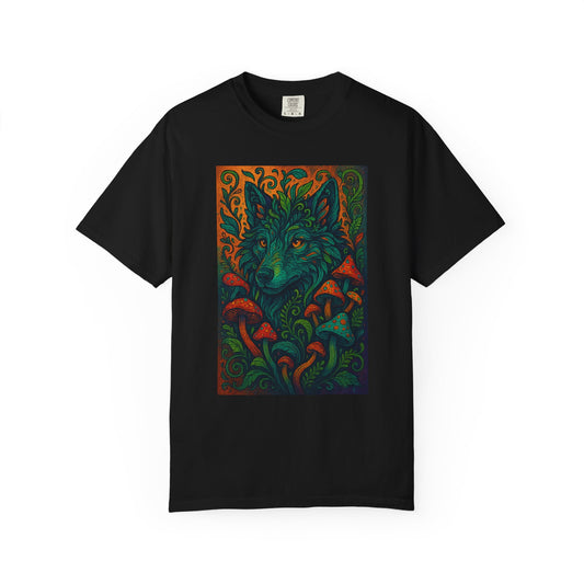 Shroomshade Wolf | Graphic Wolf Shirt