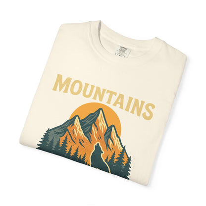 Mountains Know My Name - Howling Wolf | Graphic Wolf Shirt