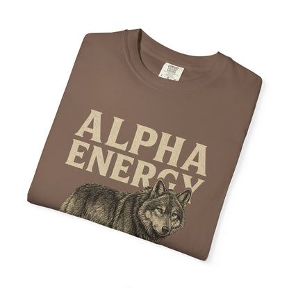 Alpha Energy Wolf | Graphic Wolf Shirt