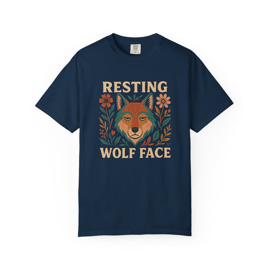 Emberglare Wolf – “Resting Wolf Face” | Graphic Wolf Shirt