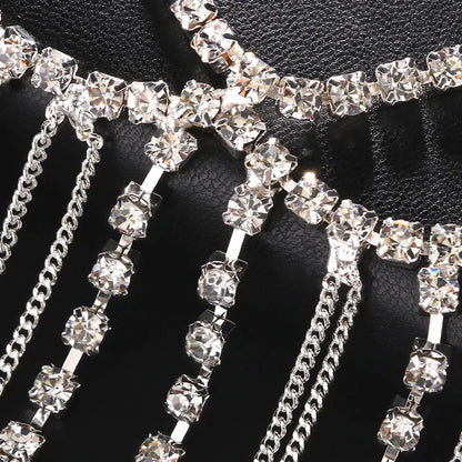 Starlight Veil Face Mask | Rhinestone Mask
