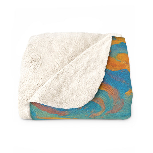 Fieldwatcher Wolf | Nature Wolf Large Sherpa Blanket
