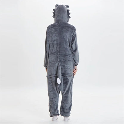 Denbound Wolf Onesie | Women’s Cartoon Pajama Jumpsuit